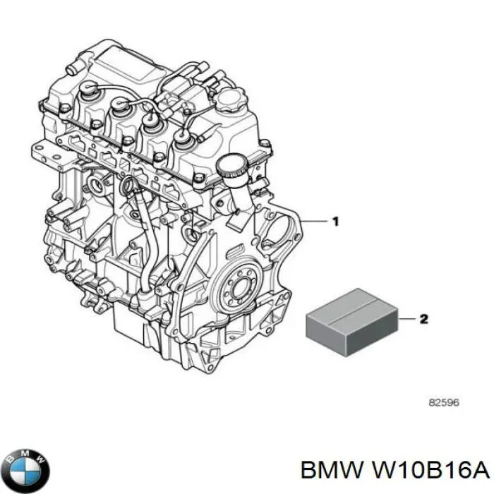 W10B16A BMW Motor montado