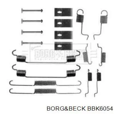 Kit de montagem das sapatas traseiras de tambor Borg&beck BBK6054 preço, a partir de 14,47 USD
