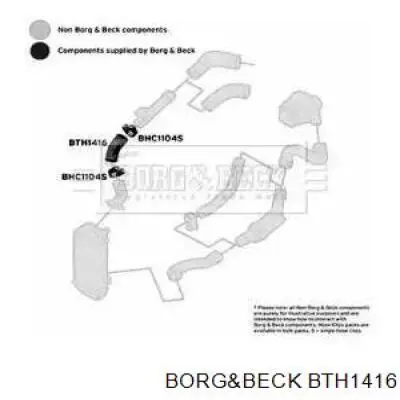 Compre 09840 Metalcaucho Mangueira (cano derivado) de intercooler