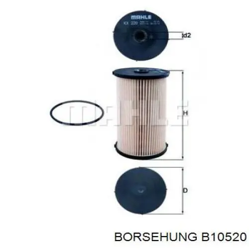 Compre B10520 Borsehung Filtro de combustível
