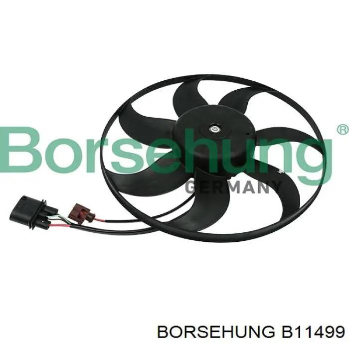 Ventilador elétrico de esfriamento montado (motor + roda de aletas) esquerdo Borsehung B11499 preço, a partir de 175,58 USD