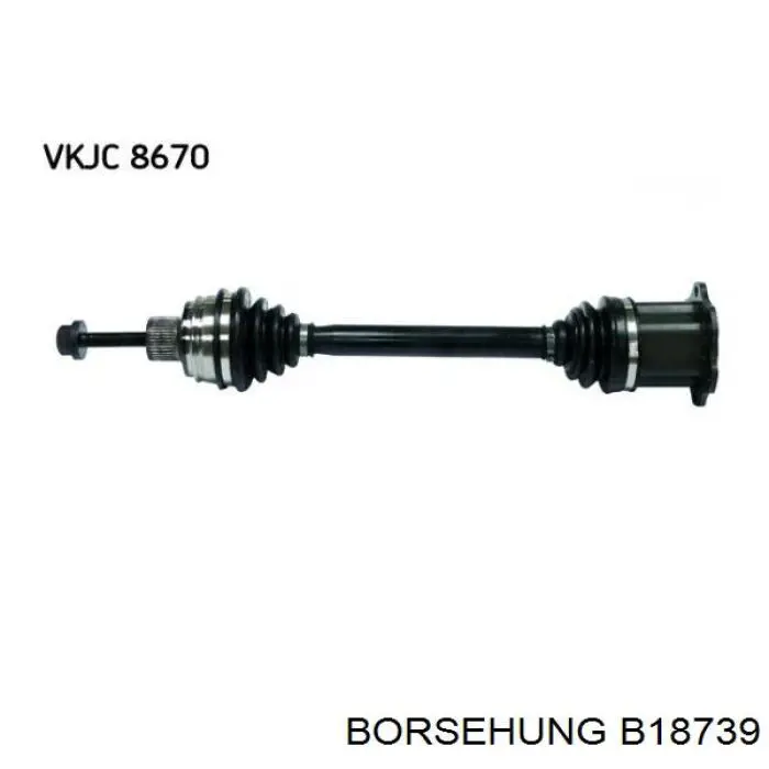 B18739 Borsehung Semieixo (acionador) dianteiro