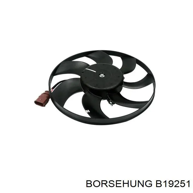 B19251 Borsehung Difusor do radiador de esfriamento, montado com motor e roda de aletas
