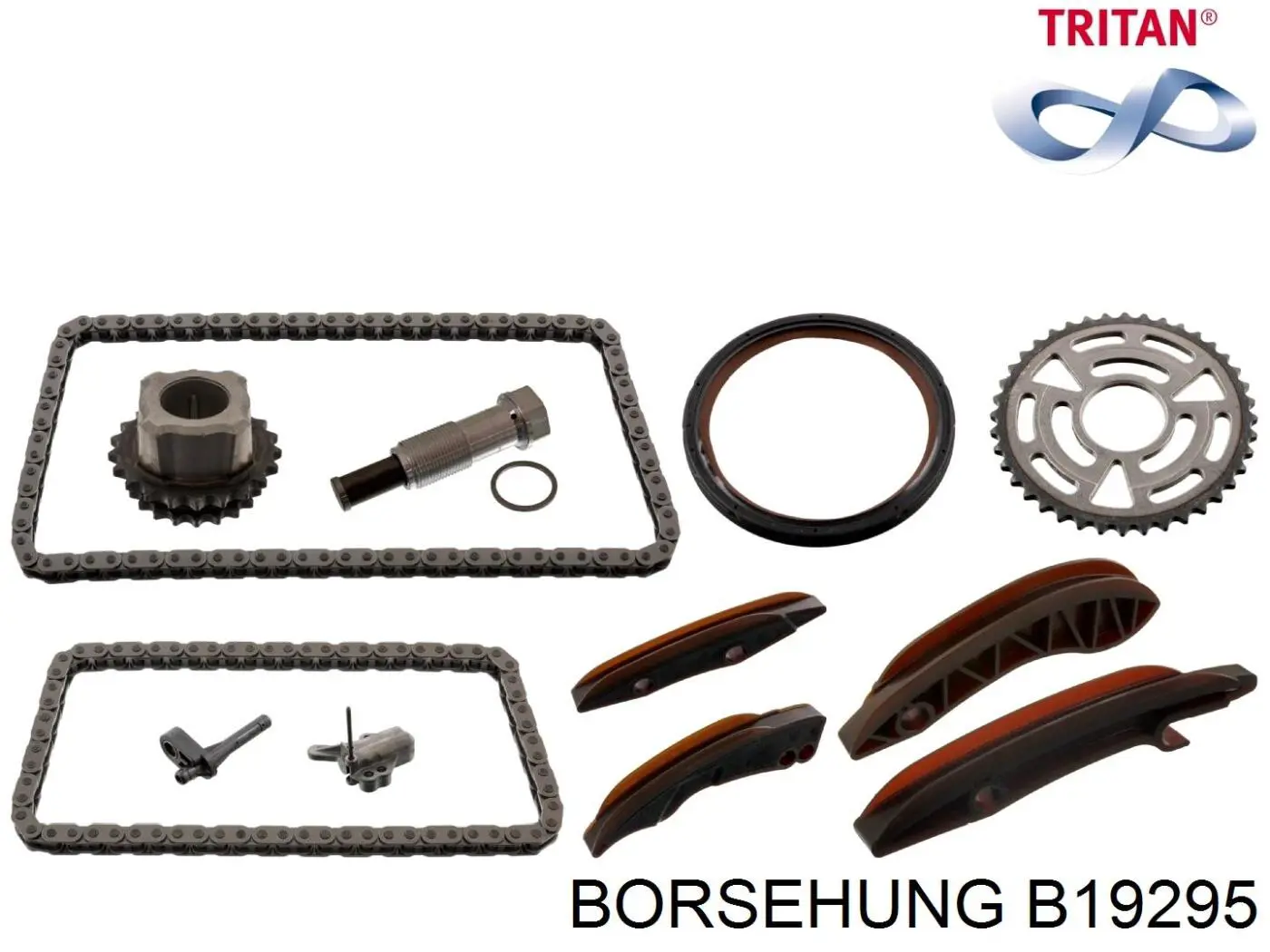 Cadeia do mecanismo de distribuição de gás, kit Borsehung B19295 preço, a partir de 126,44 USD