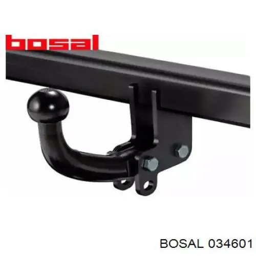 034601 Bosal Gancho de reboque (esfera) de dispositivo de reboque