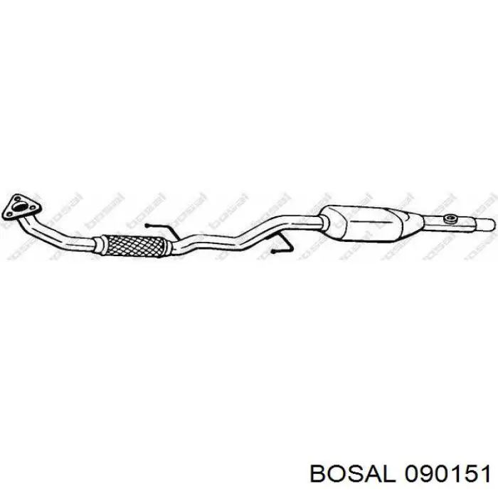 Compre 090718 Bosal Silenciador, parte dianteira