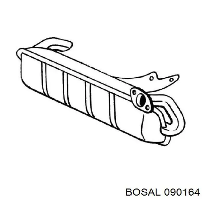 Convertidor - catalisador BM91364H BM Catalysts