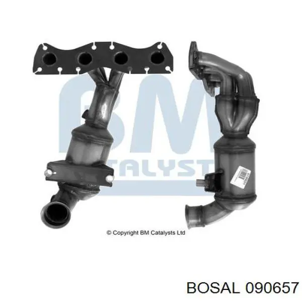 Convertidor - catalisador BMW 18407563247 preço, a partir de 502,04 USD