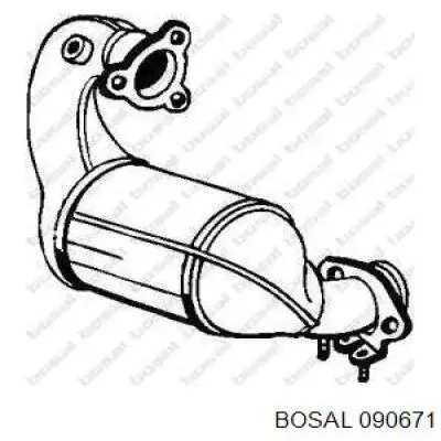 090671 Bosal Convertidor - catalisador