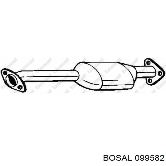 Convertidor - catalisador Bosal 099582 preço, a partir de 228,91 USD