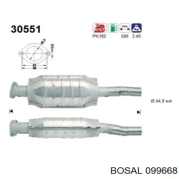 Compre RE8001T Polcar Convertidor - catalisador