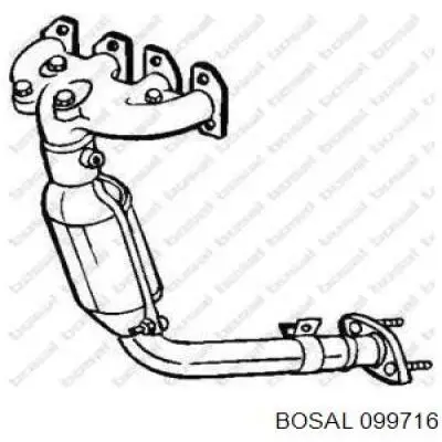Compre 099716 Bosal Convertidor - catalisador