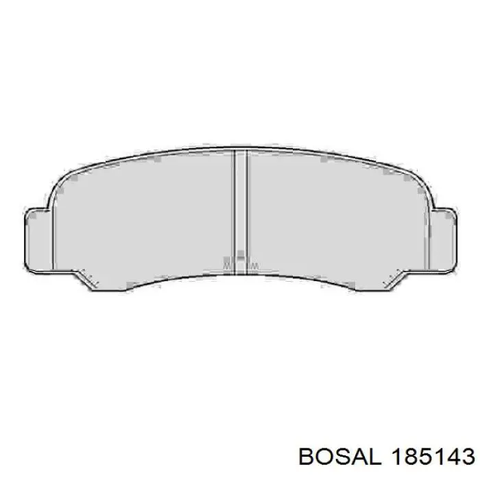 Silenciador, parte traseira Bosal 185143 preço, a partir de 55,96 USD