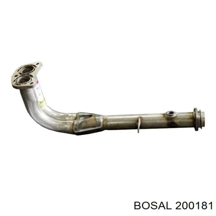 200181 Bosal Silenciador, parte traseira