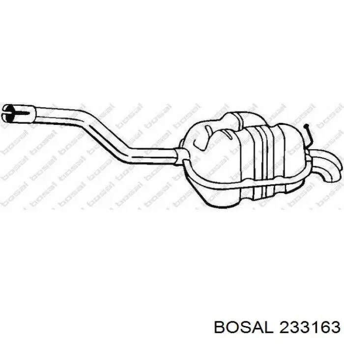 Compre 1K5253609Q VAG Silenciador, parte traseira