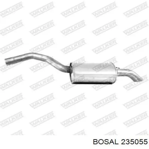 30793208 Volvo Silenciador, parte traseira