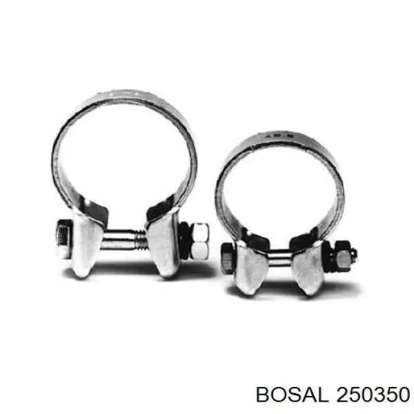 Braçadeira de silenciador dianteira Bosal 250350 preço, a partir de 3,41 USD