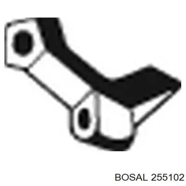 Consola de coxim traseiro do silenciador Bosal 255102 preço, a partir de 11,10 USD
