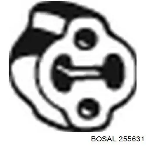 Compre 255631 Bosal Coxim de fixação do silenciador