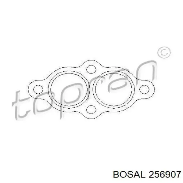 Compre 256907 Bosal Vedante de tubo de admissão do silenciador