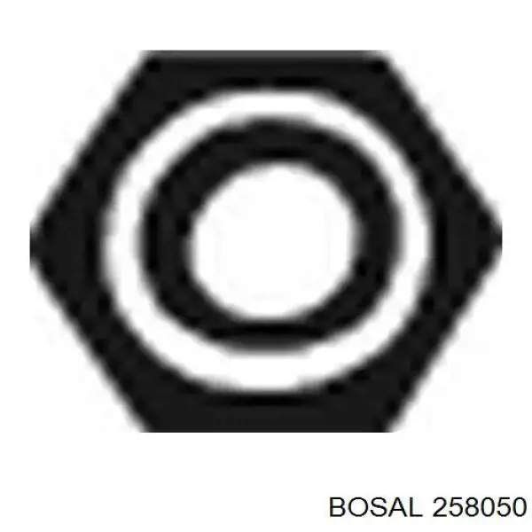 Compre 60807683 Fiat/Alfa/Lancia Porca de fixação de tubo de admissão do silenciador (de calças)