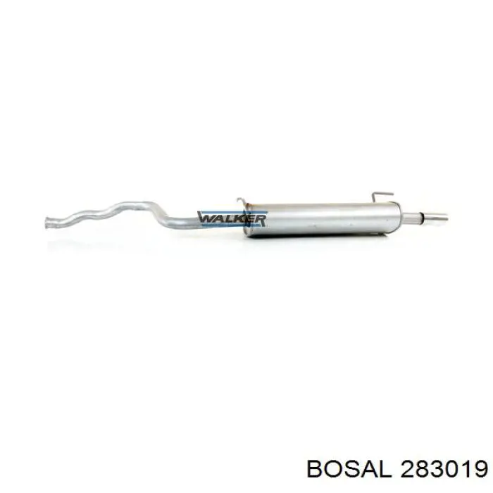 Compre 8A0253609AQ VAG Silenciador, parte traseira