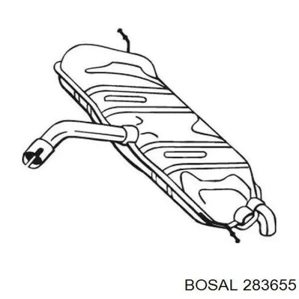 Compre 1T0253209AB VAG Silenciador, parte central