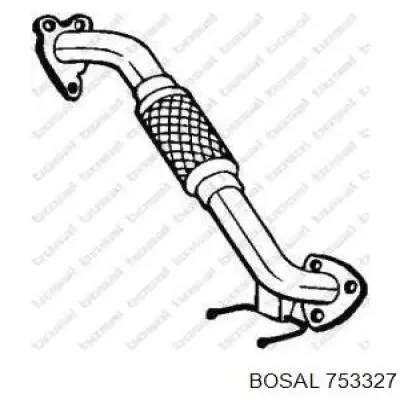 Compre 753327 Bosal Tubo de admissão dianteiro (calças) do silenciador