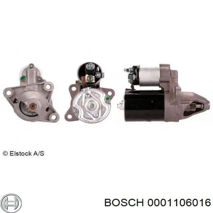 Motor de arranco Bosch 0001106016 preço, a partir de 46,55 USD