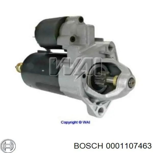 Motor de arranco 0001107463 Bosch