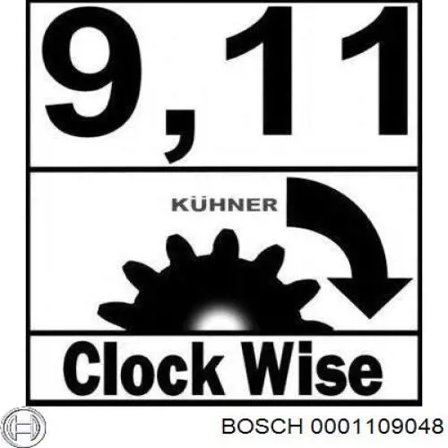 Compre 0001109048 Bosch Motor de arranco