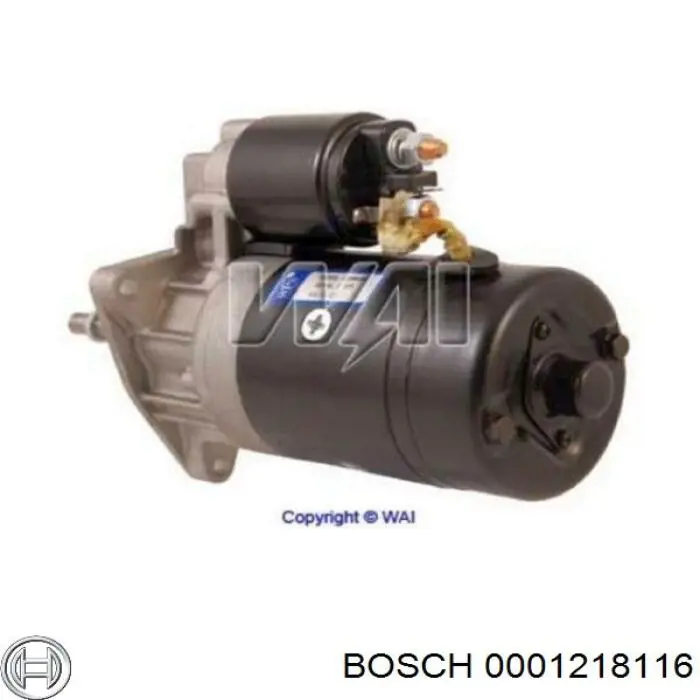 Compre 0001218116 Bosch Motor de arranco