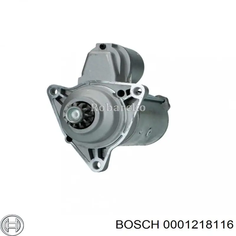 Motor de arranco 0001218116 Bosch