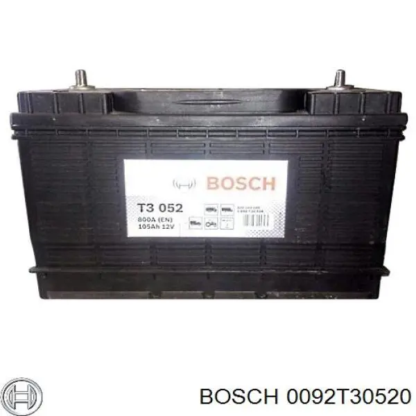 0092T30520 Bosch Bateria recarregável (PILHA)