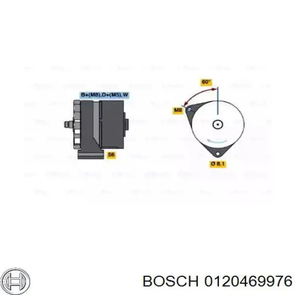 Gerador 0120469976 Bosch