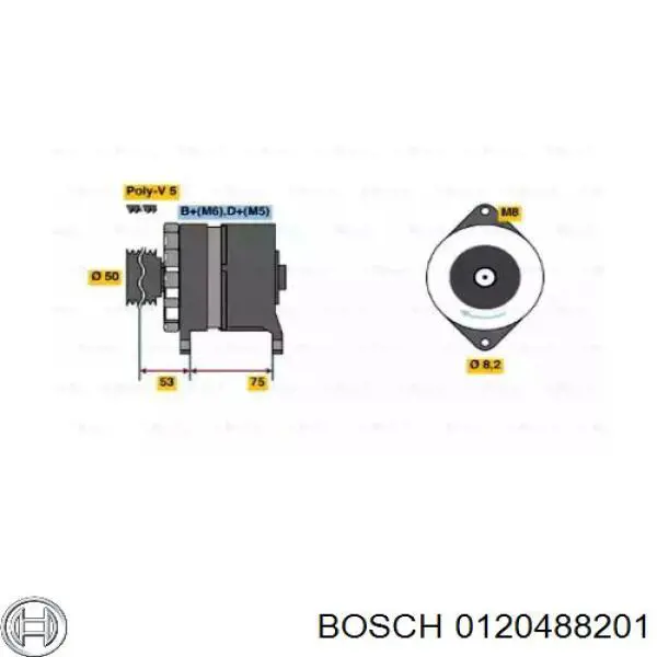 Gerador 0120488201 Bosch