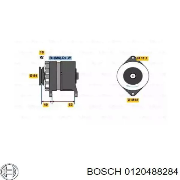 Compre 0120488284 Bosch Gerador