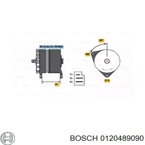 Compre 0120489090 Bosch Gerador