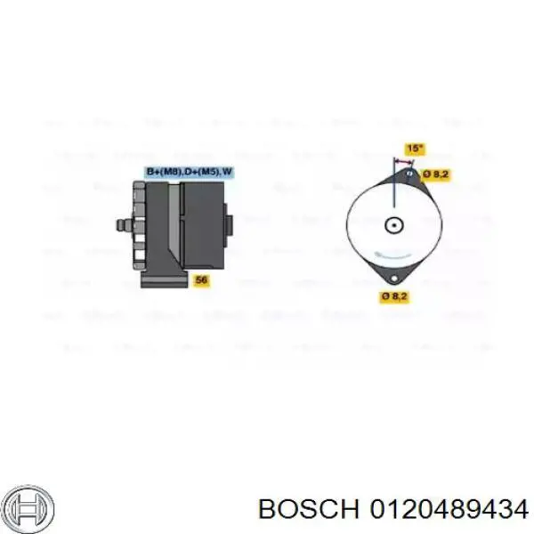 Gerador 0120489434 Bosch