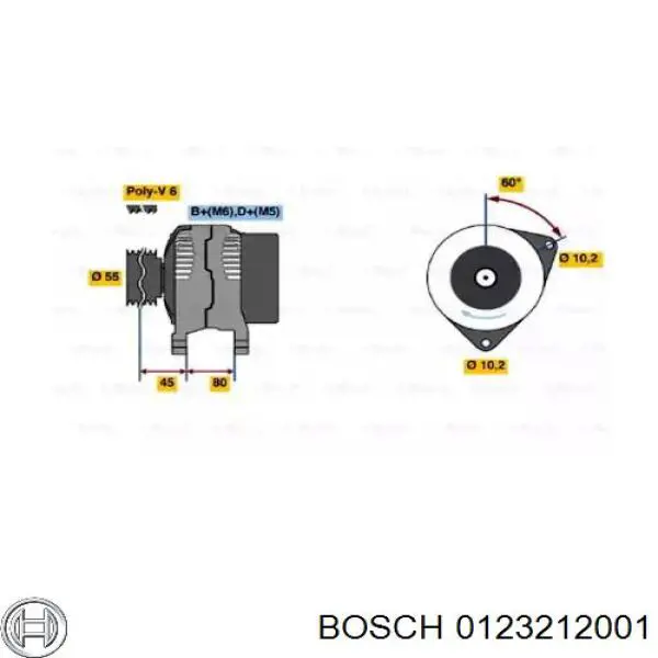 Compre 0123212001 Bosch Gerador