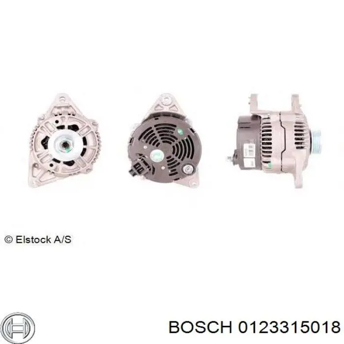 0123315018 Bosch Gerador