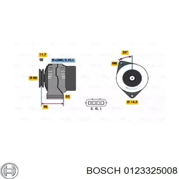 Compre 0123325008 Bosch Gerador