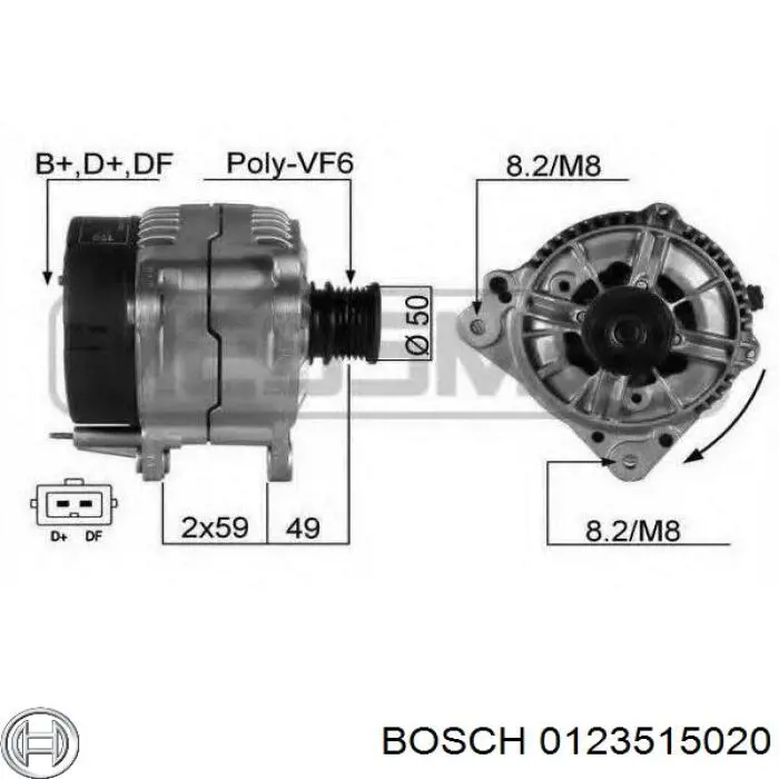 Compre 0123515020 Bosch Gerador
