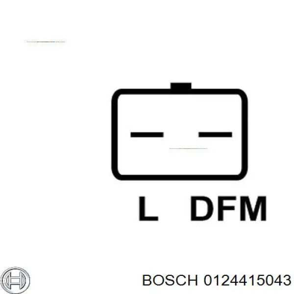 Gerador Bosch 0124415043 preço, a partir de 47,09 USD