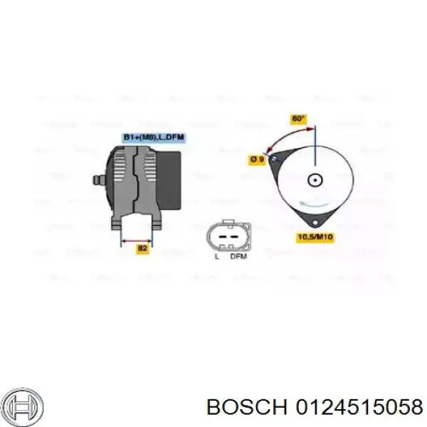 Compre 0124515058 Bosch Gerador