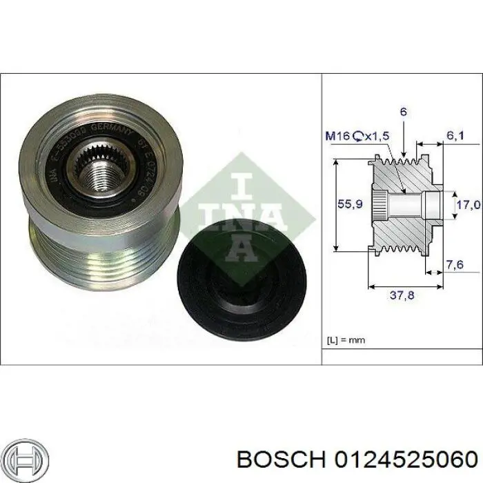 Compre 0124525060 Bosch Gerador