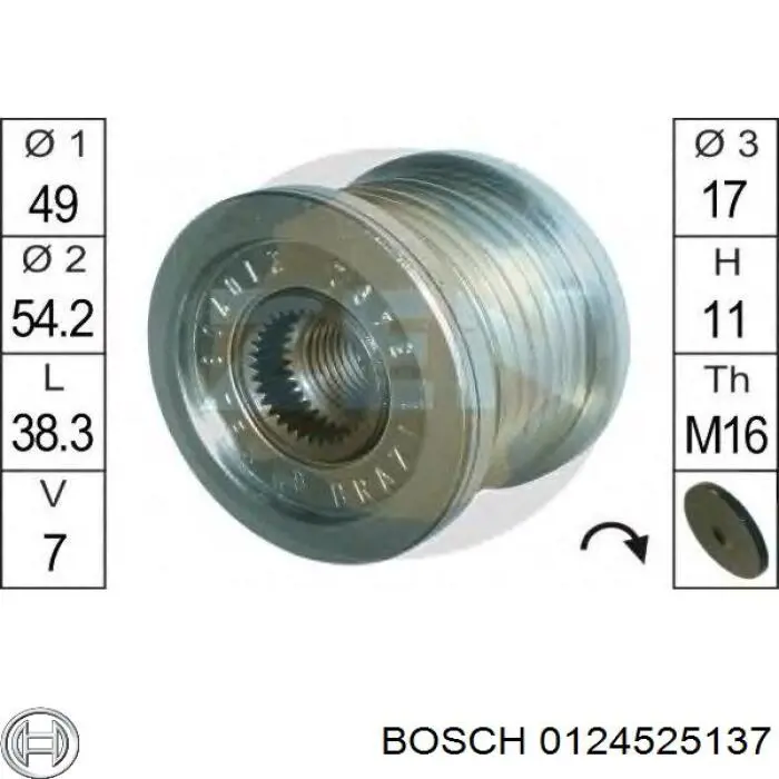 Compre 0124525137 Bosch Gerador