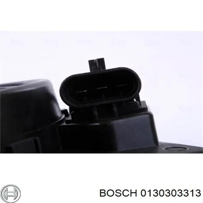 Ventilador elétrico de esfriamento montado (motor + roda de aletas) Bosch 0130303313