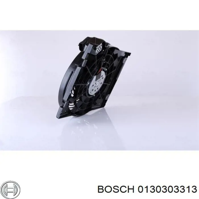 0130303313 Bosch Ventilador elétrico de esfriamento montado (motor + roda de aletas)