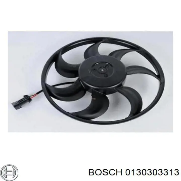 Ventilador elétrico de esfriamento montado (motor + roda de aletas) 0130303313 Bosch